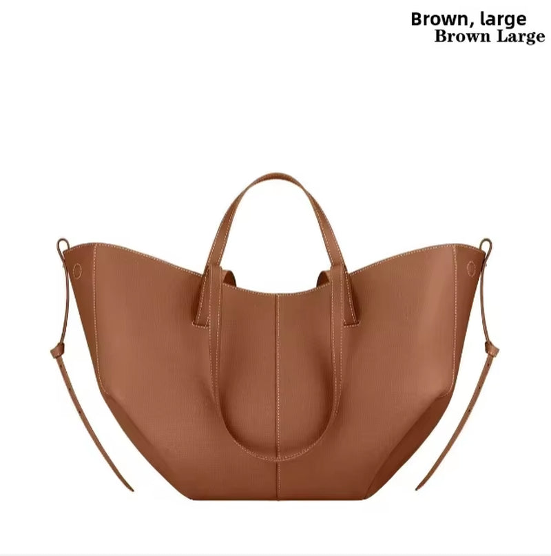Stylish Ladies Large Capacity Wing Shoulder Bag Solid Color Travel Tote Suitable for Commuting and Shopping
