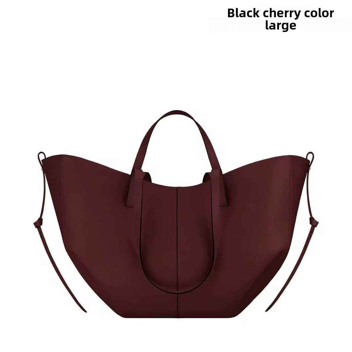 Stylish Ladies Large Capacity Wing Shoulder Bag Solid Color Travel Tote Suitable for Commuting and Shopping